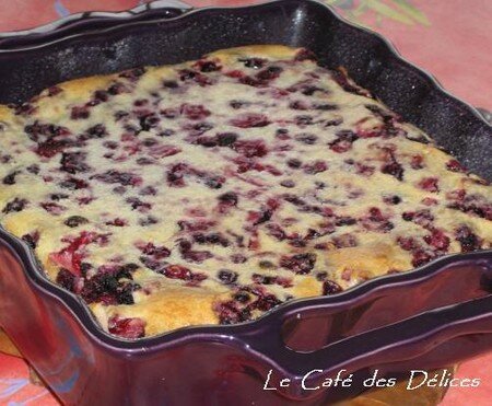 recettes dessert Petites crèmes aux oeufs vanillées aux fruits rouges
