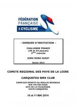 Dossier d'invitation Challenge France Nord Ouest - CARQUEFOU_1