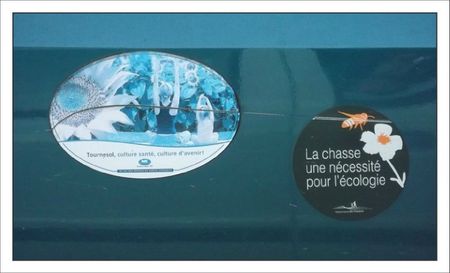 sticker chasse agricole