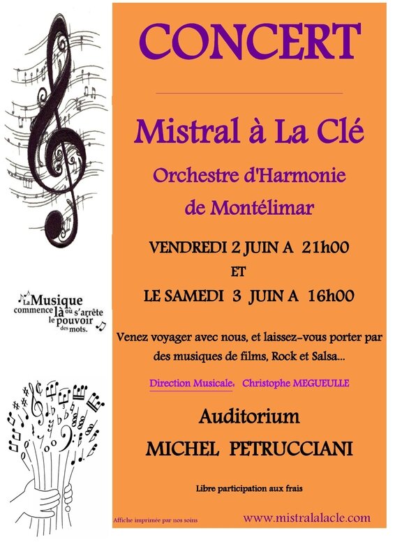 Affiche concert Encart Montélimag