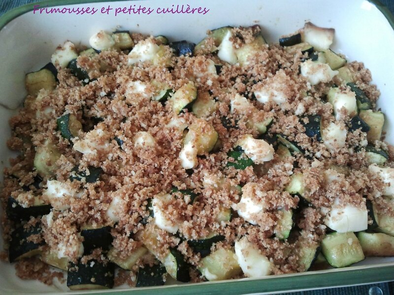crumble-courgettes