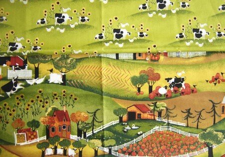 tissu_campagne_et_vaches