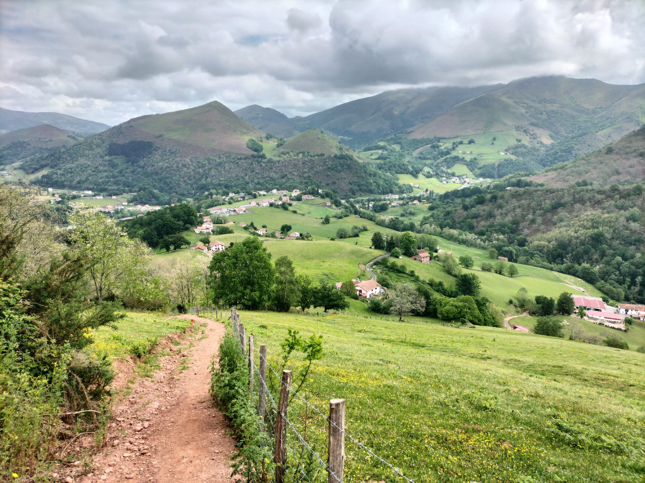 Bidarray, Iparla, paysage basque (64)