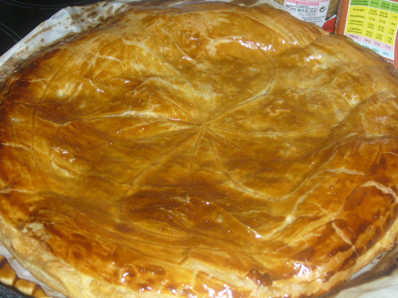 Galette des rois au chocolat et frangipane