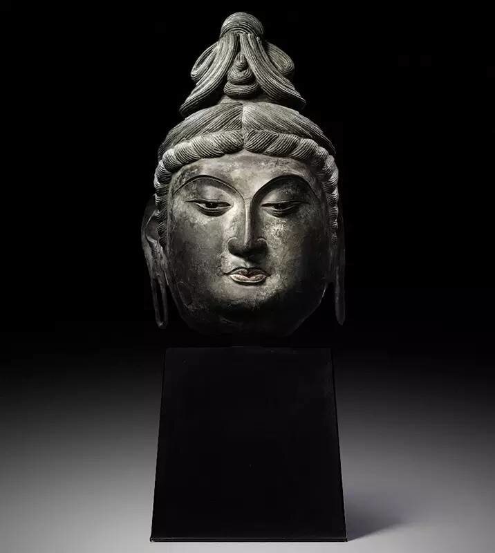 A_Magnificent_And_Extremely_Rare_Dry_Lacquer_Head_Of_Avalokitesvara__Tang_Dynasty