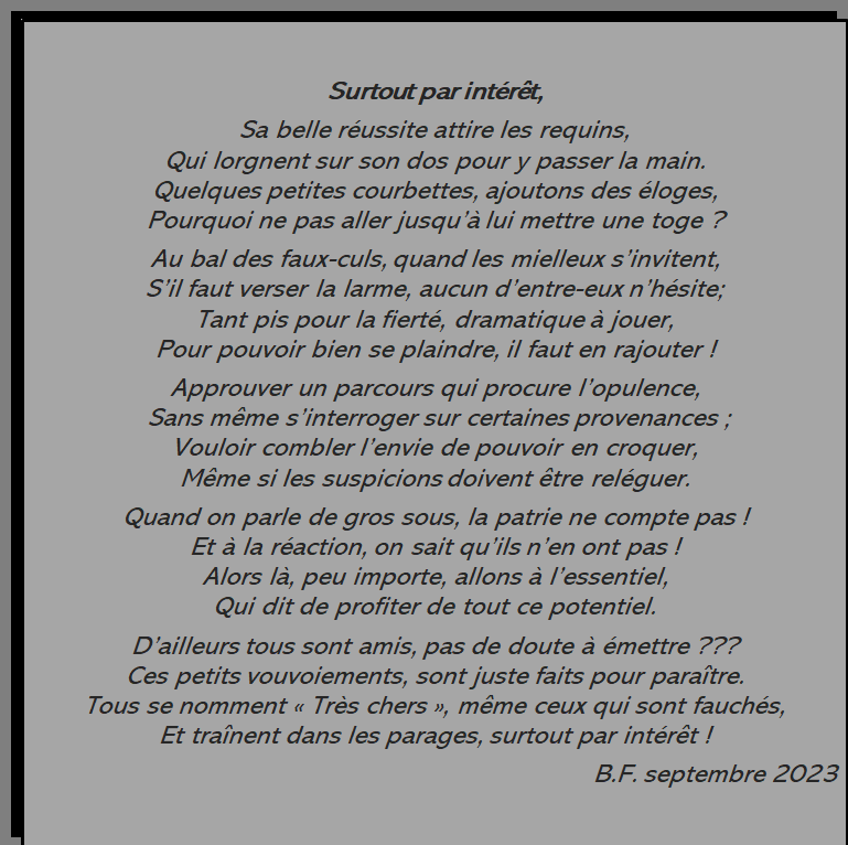 Surtout par intérêt p133 m43