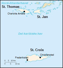 Carte Antilles Danoises 2