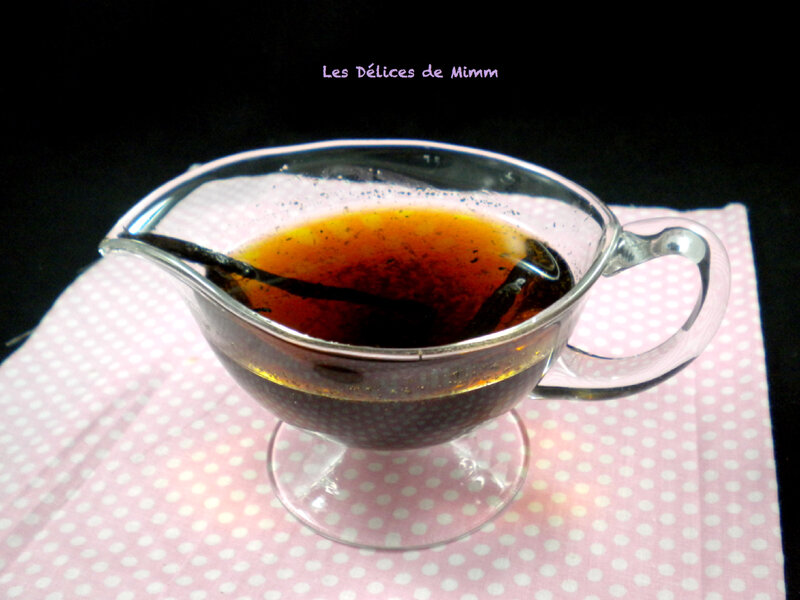 Sirop parfumé pour salade de fruits