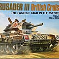 Vintage Airfix Crusader III British Cruiser <b>Tank</b> 1/32 Scale Plastic Model Kit 