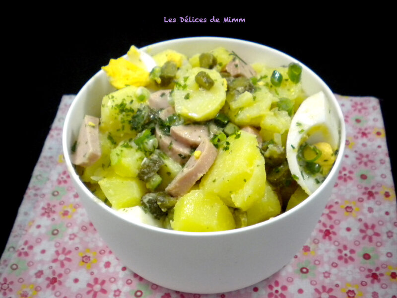 Salade de cervelas et pommes de terre 5