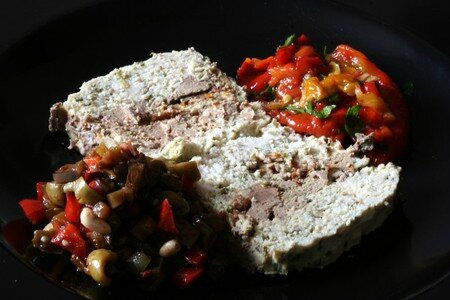 terrine de poulet et poivrons