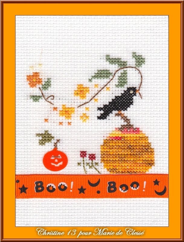 Échange ATC (Halloween) Chez Véro Christine 13 pour Marie de Clessé