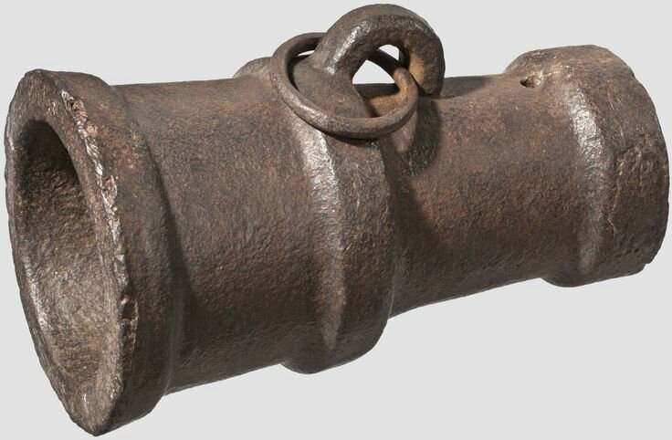 A late Gothic stone cannon, Nuremberg or Burgundy, 2nd half of the 15th century