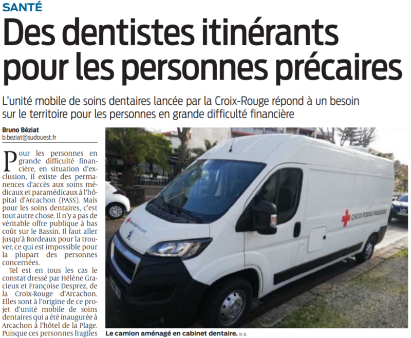 2021 12 15 SO Santé Des dentistes itinérants pour les personnes précaires