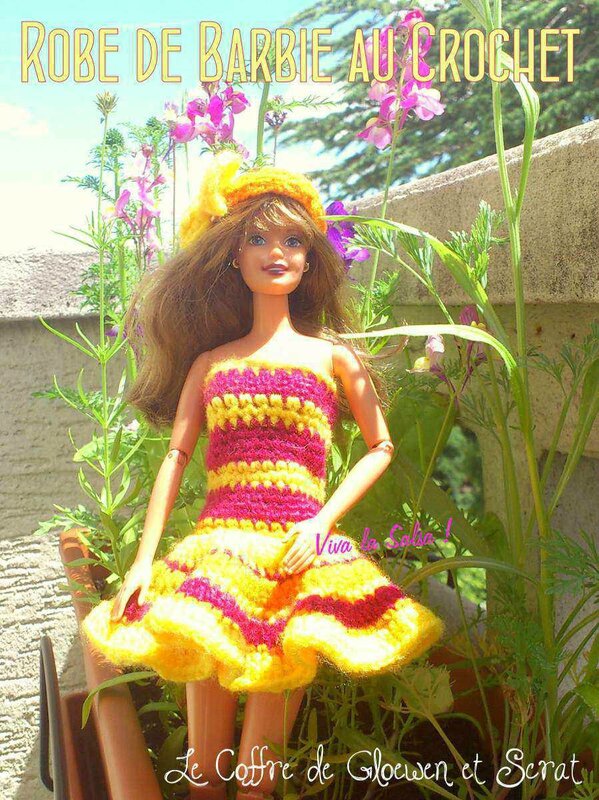 Robe de barbie au crochet - danser la salsa (2)