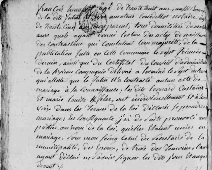 1798 mariage à Malestroit Marie Lousie Kerfelec_2