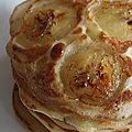 <b>Pancakes</b> à la banane et au yaourt
