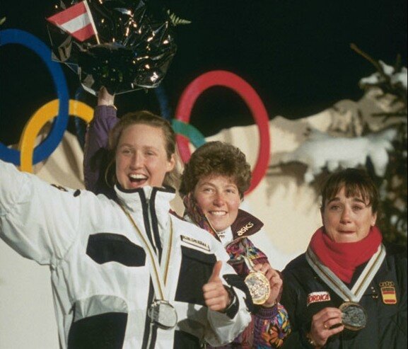 Photo Podium Slalom féminin R