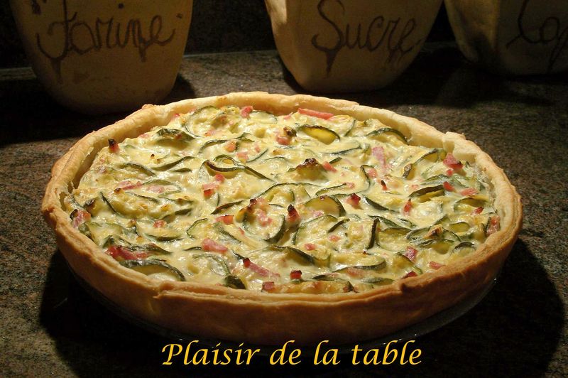 Quiche courgette-ricotta
