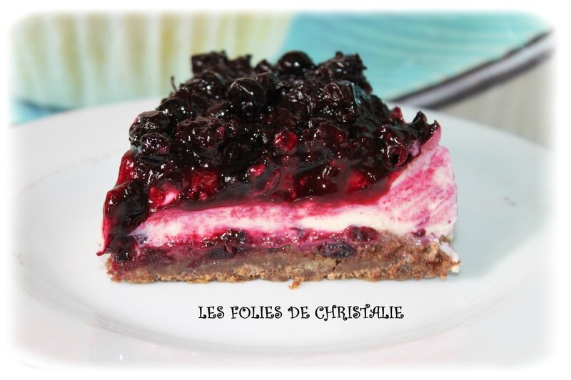 Cheesecake au cassis 4