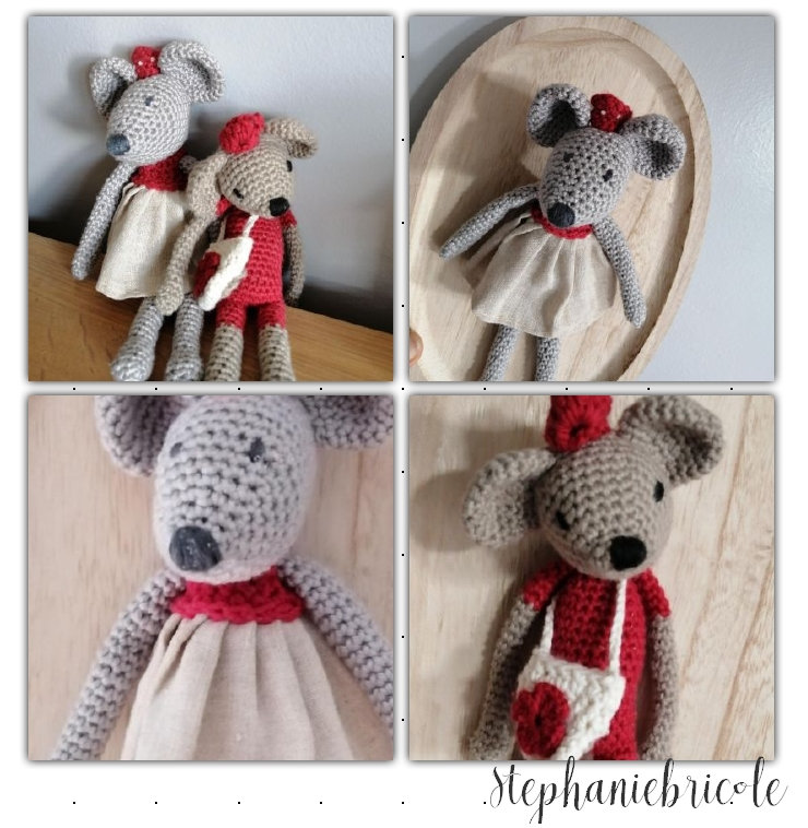 souris crochet