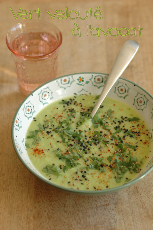 Vert velouté à l'avocat_1