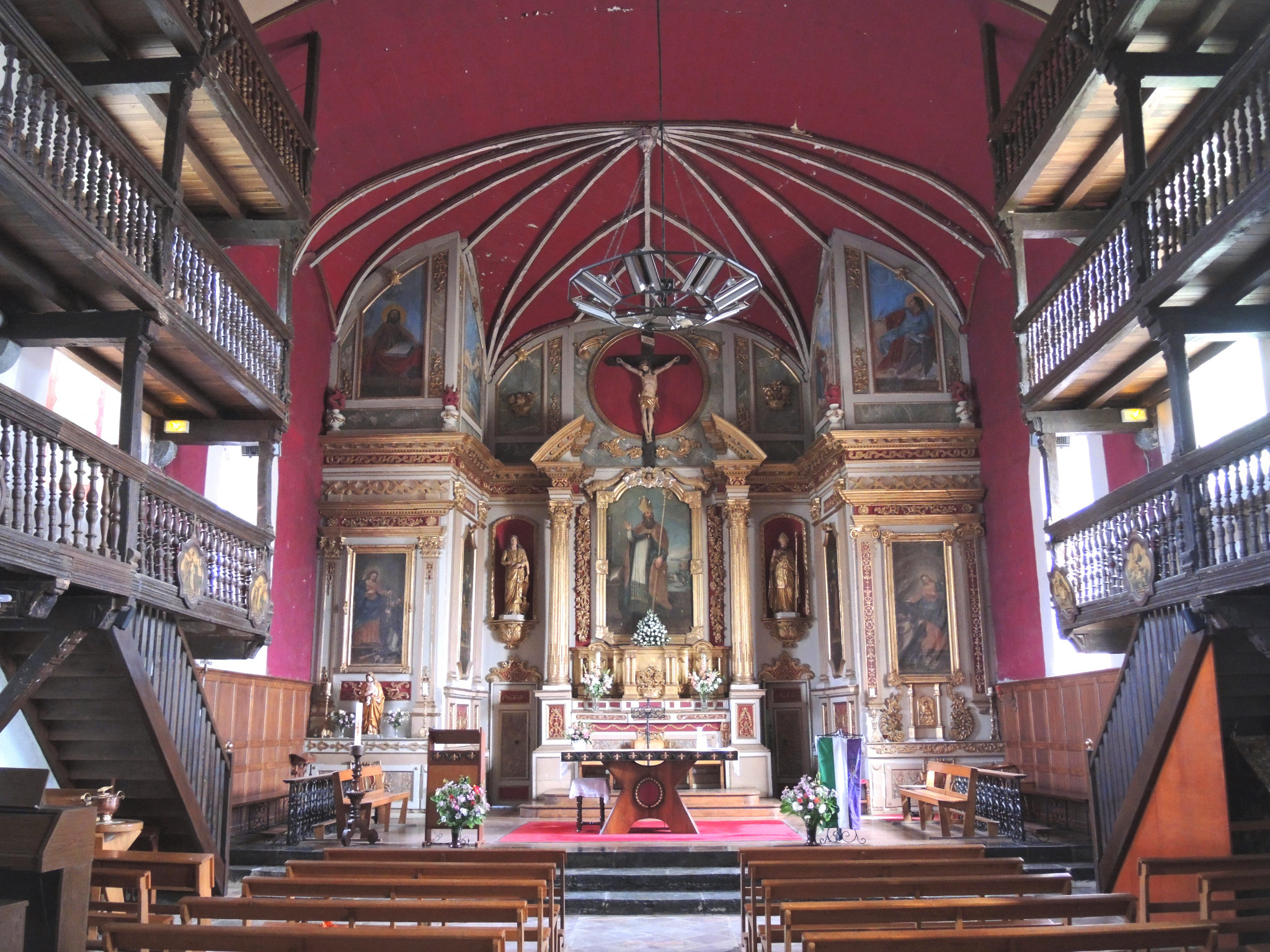 Mendionde, église, retable (64)