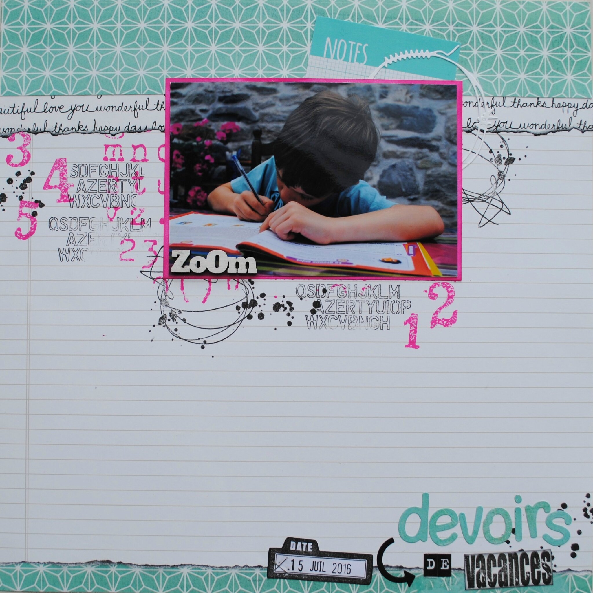 Devoirs de vacances