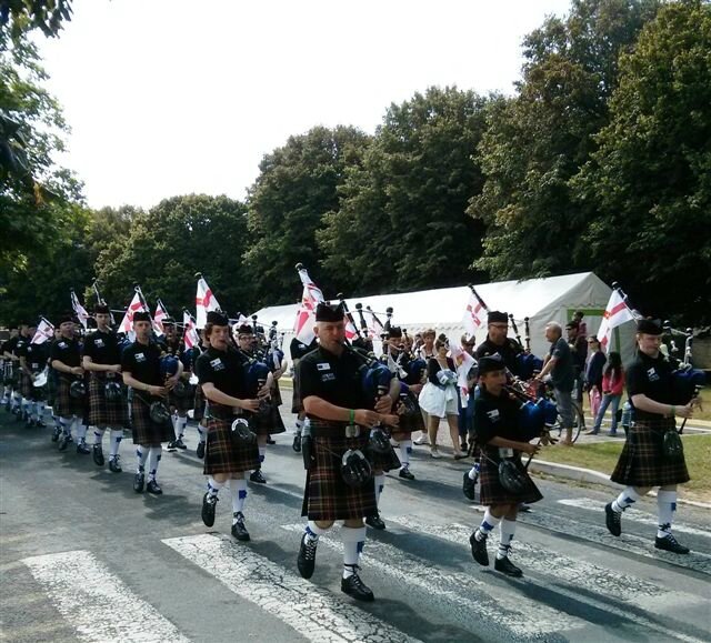 Pipe band à Port-Louis ©Kid Friendly