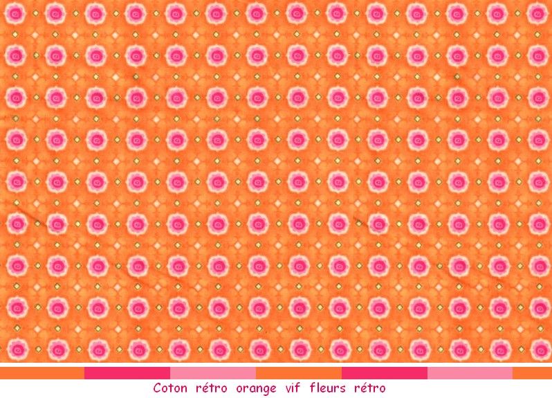 01_Coton_retro_orange_fleurs