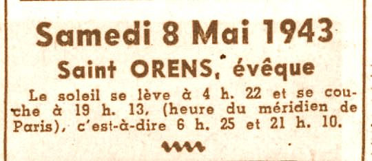 1943 saint Orens
