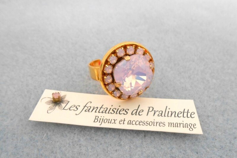 bijoux-mariage-bague-cortege-demoiselle-d'honneur-cristal-berenice-rose-opal