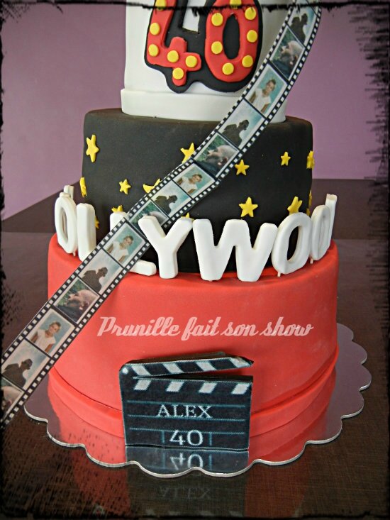 hollywood cake azyme personnalisée pour gateaux prunillefee