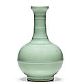 A Longquan celadon glazed '<b>bamboo</b>' vase, 18th century