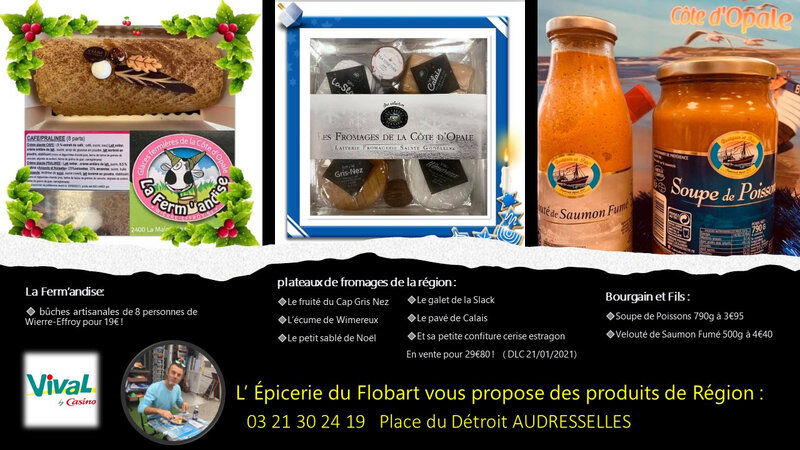 épicerie produit pour noël