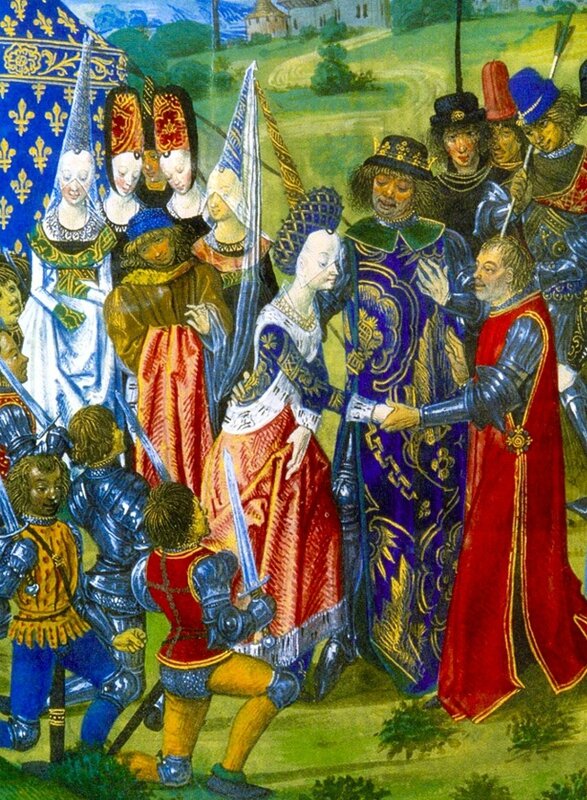 mariage Chaterine de Valois et Henri V en 1520 détail