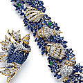 A sea shell brooch & a 'sea shells' bracelet, by <b>Jean</b> <b>Schlumberger</b>, Tiffany & Co