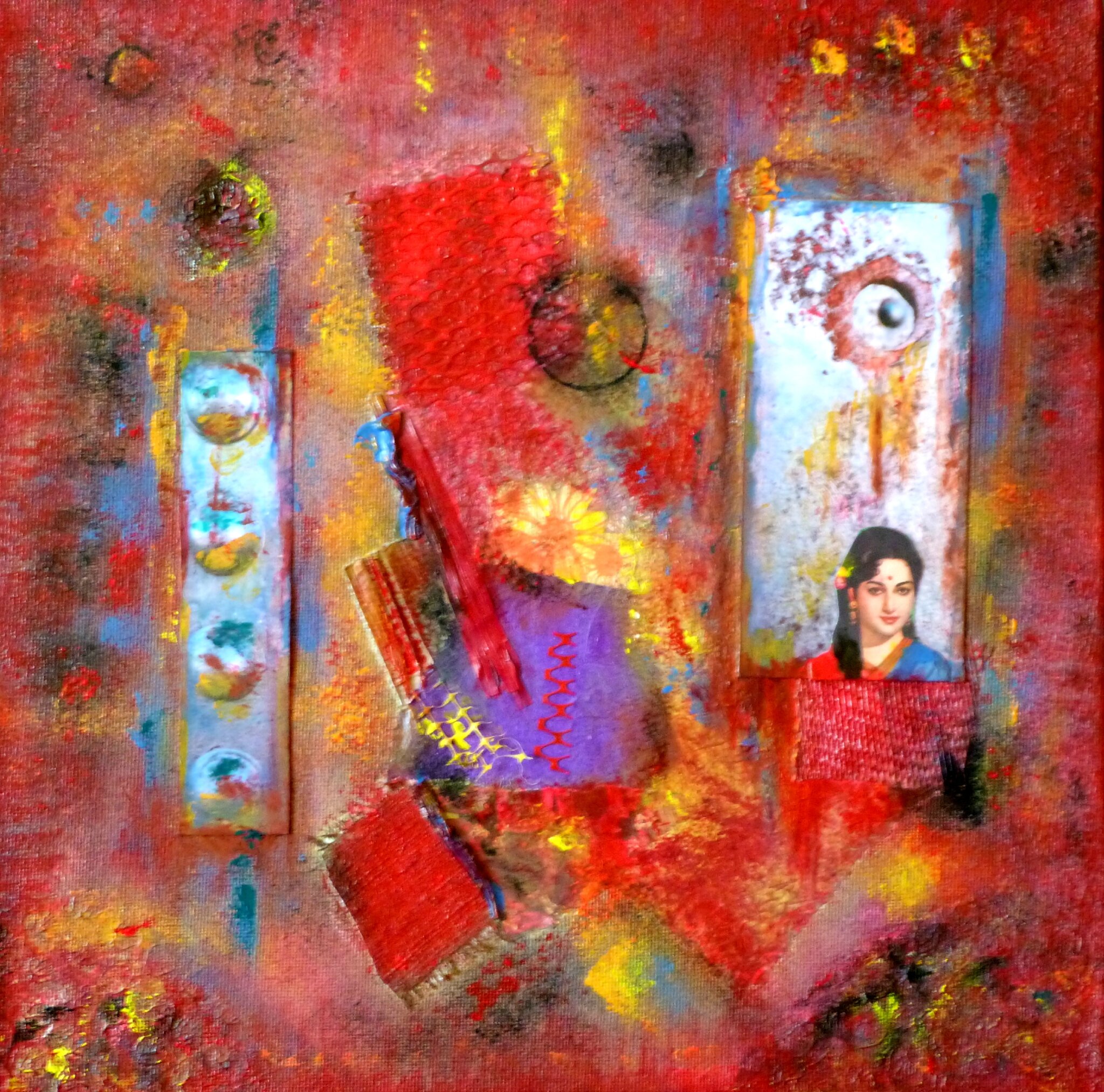 Route des indes 30x30 cm