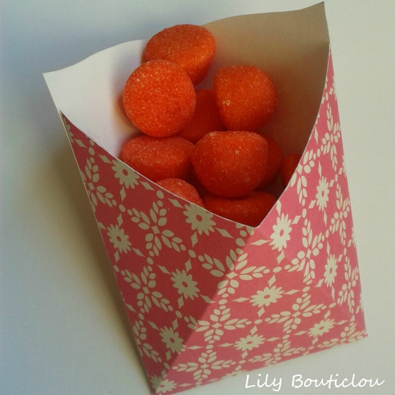 cornet carton bonbon candy bar DIY lilybouticlou