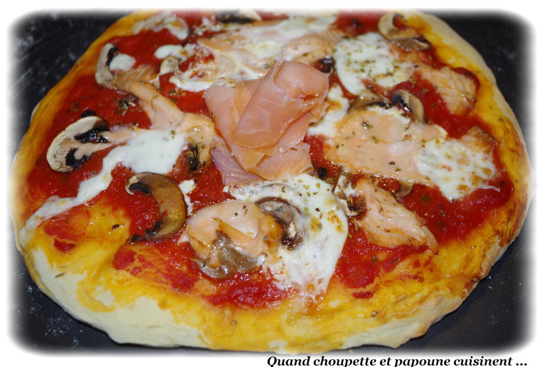 pizza maison au saumon fumé-7520