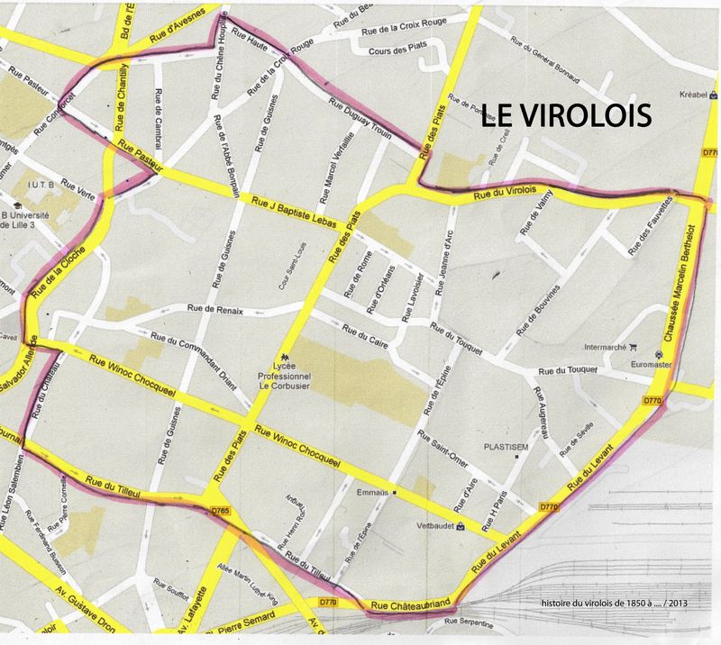 plan du Virolois