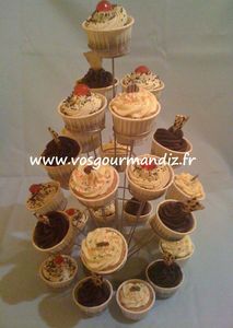 Petite pièce-montée cupcakes Vos Gourmandiz