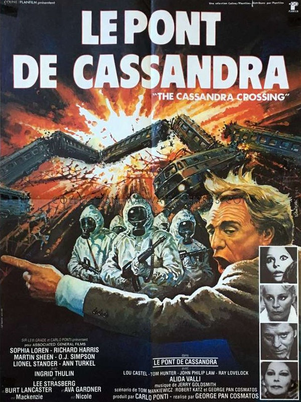 1976 Affiche Film Le pont de Cassandra