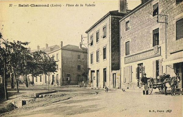 place de la Valette, cpa postée en 1922