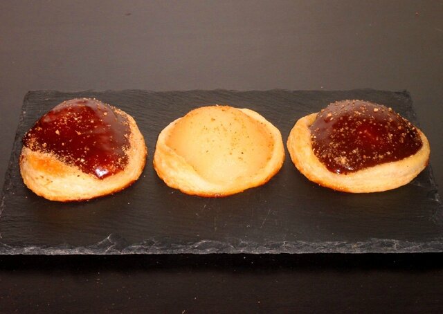 Mini tartelettes feuilletée poires chocolat