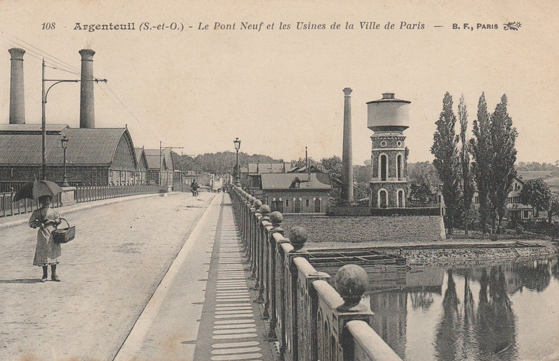 CPA Argenteuil Le pont