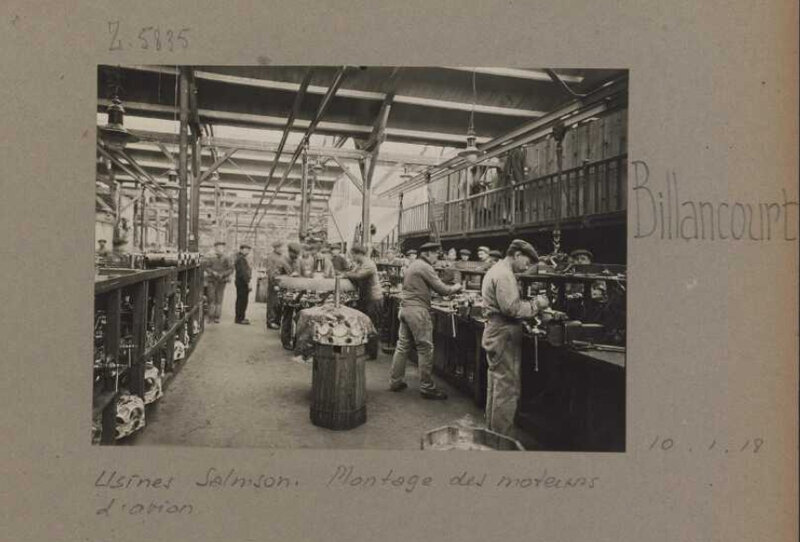 ouvriers de l'Usine Salmson