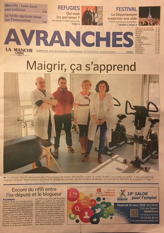 rififi-François Groualle-Guénhaël Huet-blog-avranches infos-la Manche Libre-mars-2018-plainte-insulte-diffamation
