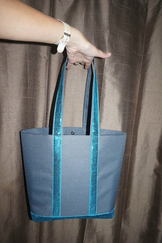 sac à paillette-gris-anthracite-bleu-turquoise-fait main-byodily-couture