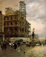 De Nittis, place des pyramides 1875